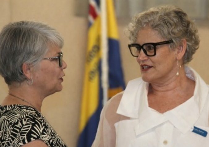 Kim Parker and Louise Wardrop.